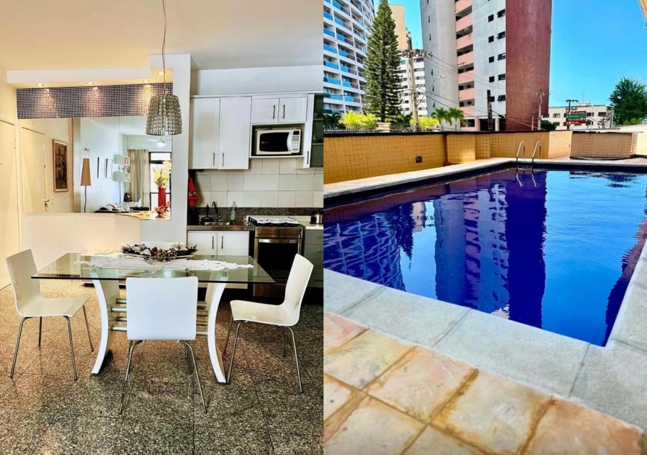 Apartamento A 300M Beira Mar-Meireles! Servico Diario E Wi-Fi 650Mb! Fortaleza  Kültér fotó